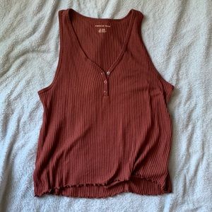 AEO rust tank top